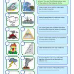 Natural Disasters Matching Exercises…: English Esl Worksheets Pdf Inside Natural Disasters Reading Comprehension Worksheets