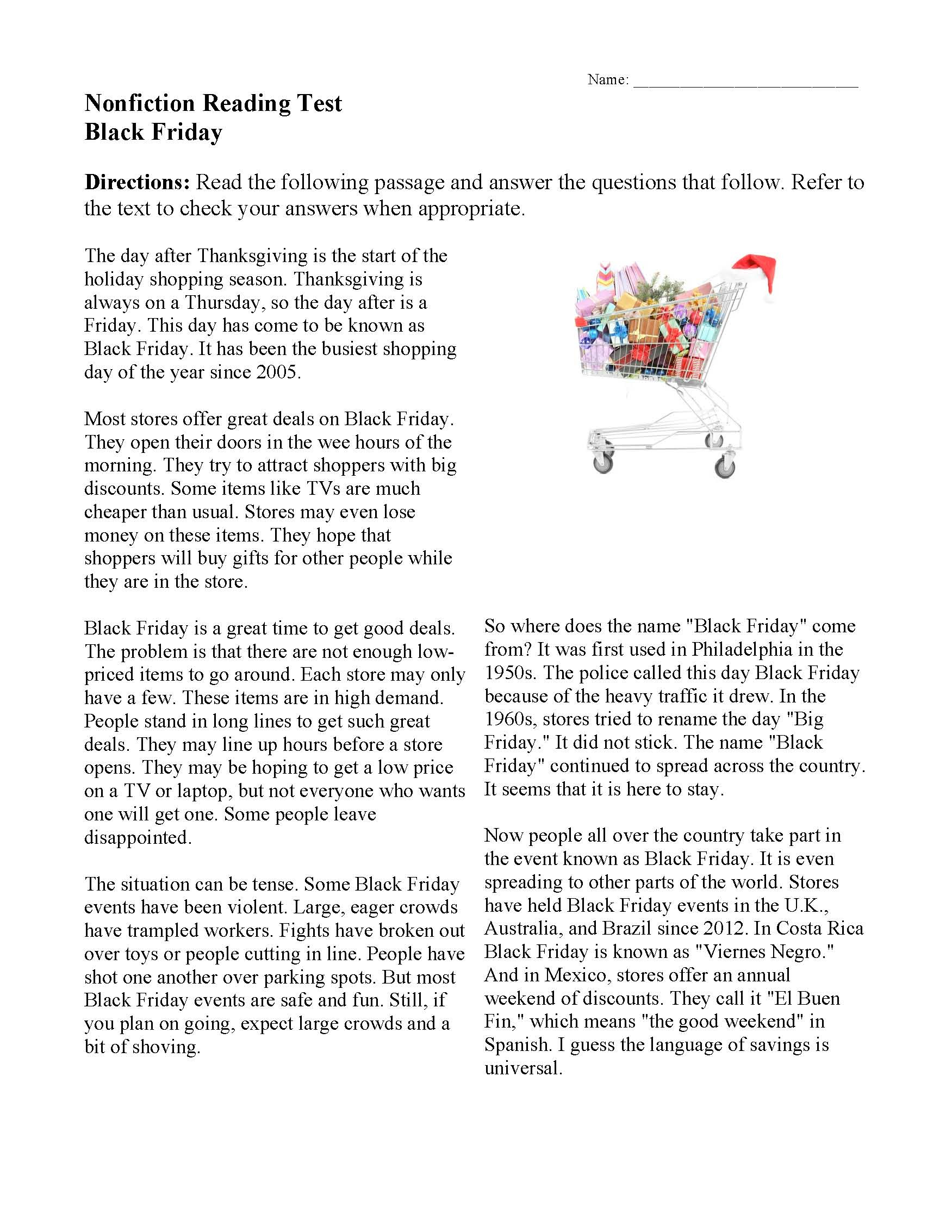 Nonfiction Passages And Functional Texts | Ereading Worksheets inside Expository Reading Comprehension Worksheets