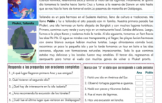 Our Travel Experiences In Spanish - Pdf Reading Worksheet regarding Free Printable Reading Comprehension Worksheets in Spanish
