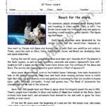 Outer Space   We Have Been There!   Esl Worksheetgoreti Ponte With Outer Space Reading Comprehension Worksheets