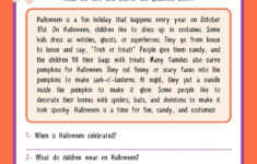 Page 8 - Free Printable Halloween Worksheet Templates To Edit | Canva with regard to Free Printable Halloween Reading Comprehension Worksheets