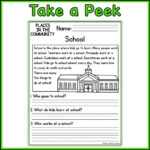 Places In The Community Reading Comprehension Passages | K 2 With Community Reading Comprehension Worksheets