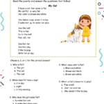 Poetry Reading Comprehension Worksheets | Worksheetsgo Inside Poetry Reading Comprehension Worksheets