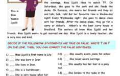 Present Simple Tense Practice: Miss…: English Esl Worksheets Pdf &amp; Doc pertaining to Esl Present Simple Reading Comprehension Worksheets