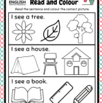 Read And Color Worksheets – English Created Resources Inside Reading Comprehension Coloring Worksheets