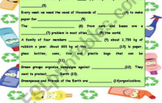 Reading About Pollution - Esl Worksheetmaytechuna throughout Pollution Reading Comprehension Worksheet