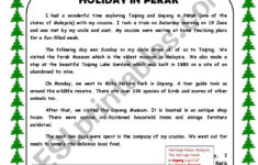 Reading Comprehension About Going For Holidays - Esl Worksheet pertaining to Holiday Reading Comprehension Worksheets