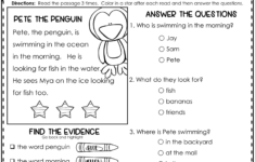 Reading Comprehension Answering Wh Questions {January} 3 Levels throughout January Reading Comprehension Worksheets