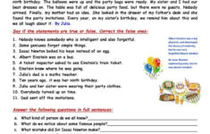 Reading Comprehension Exercise: English Esl Worksheets Pdf &amp; Doc for Reading Comprehension Worksheets For Esl Adults