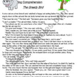 Reading Comprehension ´Fable´ (The Greedy Bird)   Esl Worksheet Inside Reading Comprehension Aesop Fables Worksheets