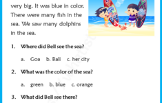 Reading Comprehension For Grade 2 - Your Home Teacher throughout Key Stage 2 Reading Comprehension Worksheets