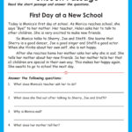 Reading Comprehension Worksheet Grade 3 | Grade1To6 Intended For Grade 3 Reading Comprehension Worksheets