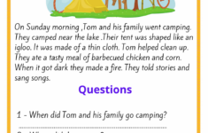 Reading Comprehension Worksheets – English Created Resources intended for Reading And Comprehension Worksheets