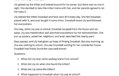 Reading Comprehension Worksheets | Fifth Grade Reading with Reading Comprehension 5Th Grade Worksheets