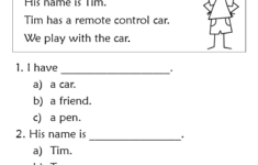 Reading Comprehension Worksheets For Grade 1 - Your Home Teacher within Year 1 Reading Comprehension Worksheets