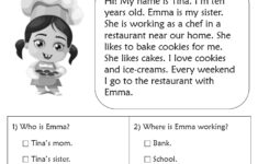 Reading Comprehension Worksheets For Grade 2 - Your Home Teacher in Free Reading Comprehension Worksheets 2nd Grade