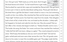 Reading Fluency Homework Level Q Set 1 - Second Story Window pertaining to Reading Fluency And Comprehension Worksheets