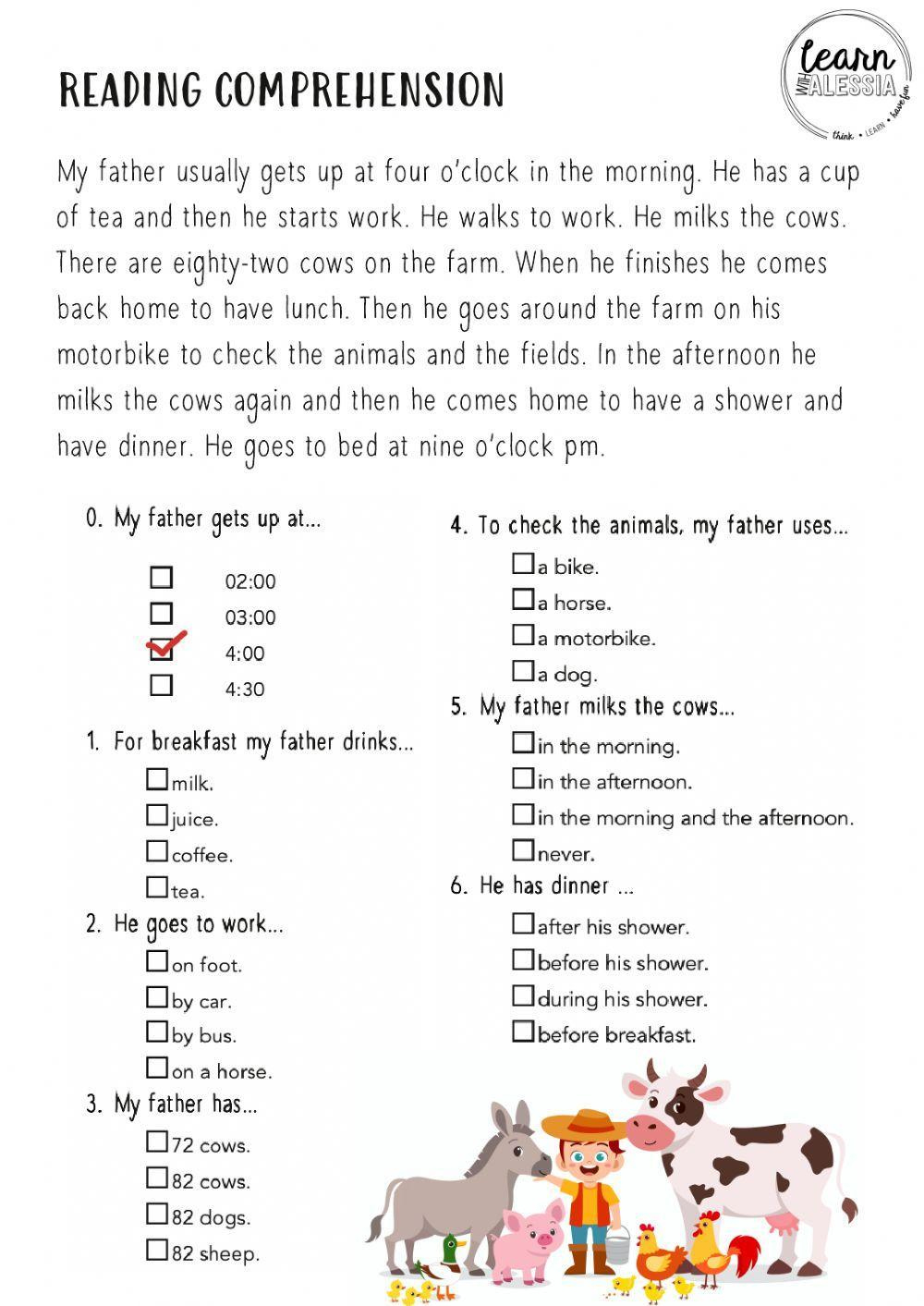 Reading Worksheets For 5Th Graders - Worksheets Library in 5th Grade Reading Comprehension Worksheets Multiple Choice