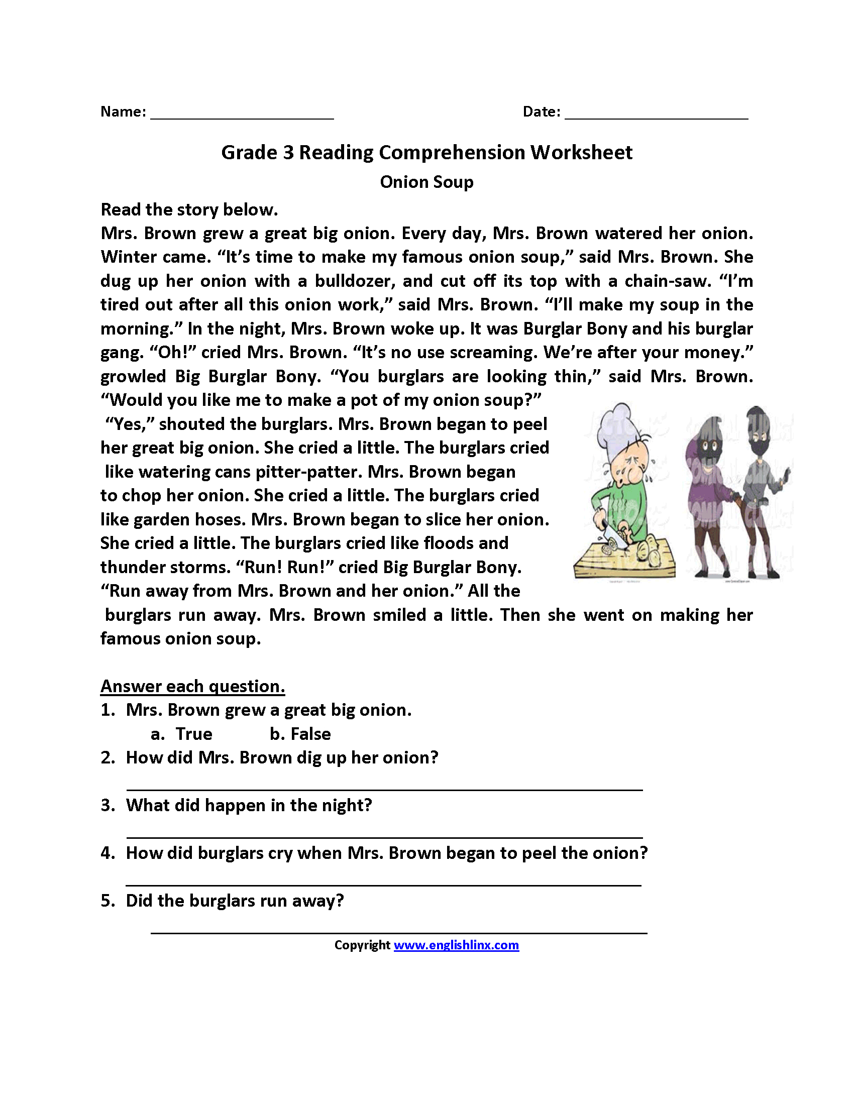Reading Worksheets | Third Grade Reading Worksheets in 3Rd Grade Reading Comprehension Worksheets Free