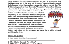 Reading Worksheets | Third Grade Reading Worksheets in Year 3 Reading Comprehension Worksheets