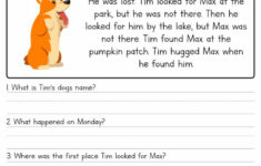 Short Story Reading Comprehension Worksheets throughout Short Stories Reading Comprehension Worksheets