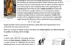 Simple Machines Reading Comprehension Articleteach Simple throughout Simple Machines Reading Comprehension Worksheet