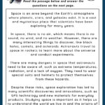Space   Reading Comprehension Worksheet | Games4Esl Regarding Outer Space Reading Comprehension Worksheets
