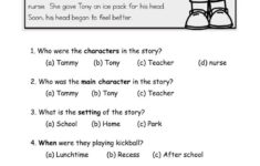 Story Elements Online Worksheet For Grade 1. You Can Do The Exer with regard to Reading Comprehension Story Elements Worksheets