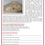 The Aztec Civilisation   Reading Act…: English Esl Worksheets Pdf With Aztec Reading Comprehension Worksheets