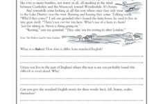 The Best Reading Comprehension Worksheets For Boosting Skills From with regard to Challenging Reading Comprehension Worksheets
