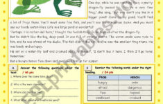 The Foolish Frog (Reading Comprehension) - Esl Worksheetkaragozian pertaining to Frog Reading Comprehension Worksheets
