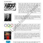 The History Of The Olympics   Reading Comprehension   Esl Pertaining To Olympics Reading Comprehension Worksheets