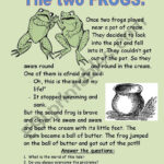 The Two Frogs. Reading Comprehension.   Esl Worksheetnurikzhan For Frog Reading Comprehension Worksheets