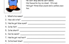 This Is John - Simple Reading Compre…: English Esl Worksheets Pdf with Simple Reading Comprehension Worksheet