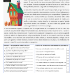 This Is My House In Spanish   Pdf Reading Worksheet   Spanish Throughout Advanced Spanish Reading Comprehension Worksheets