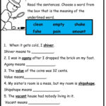 Using Context Clues Worksheet With Context Clues Reading Comprehension Worksheets