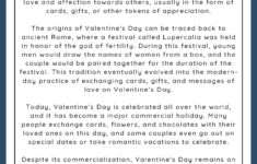 Valentine'S Day - Reading Comprehension Worksheet | Games4Esl throughout Reading Comprehension Worksheets Valentine&amp;#039;s Day