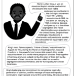 Who Is Martin Luther King Jr.?   Free Worksheet   Skoolgo For Free Martin Luther King Jr Reading Comprehension Worksheets