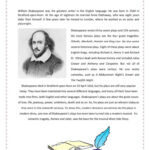 William Shakespeare Reading For Deta…: English Esl Worksheets Pdf Regarding William Shakespeare Reading Comprehension Worksheet