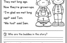 100 First Grade Reading Comprehension Passages Worksheets pertaining to Reading Comprehension Worksheets For 8 Year Olds