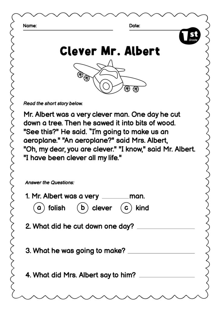 Reading Comprehension Worksheets With Multiple Choice Answers Reading Comprehension Worksheets With Multiple Choice Answers