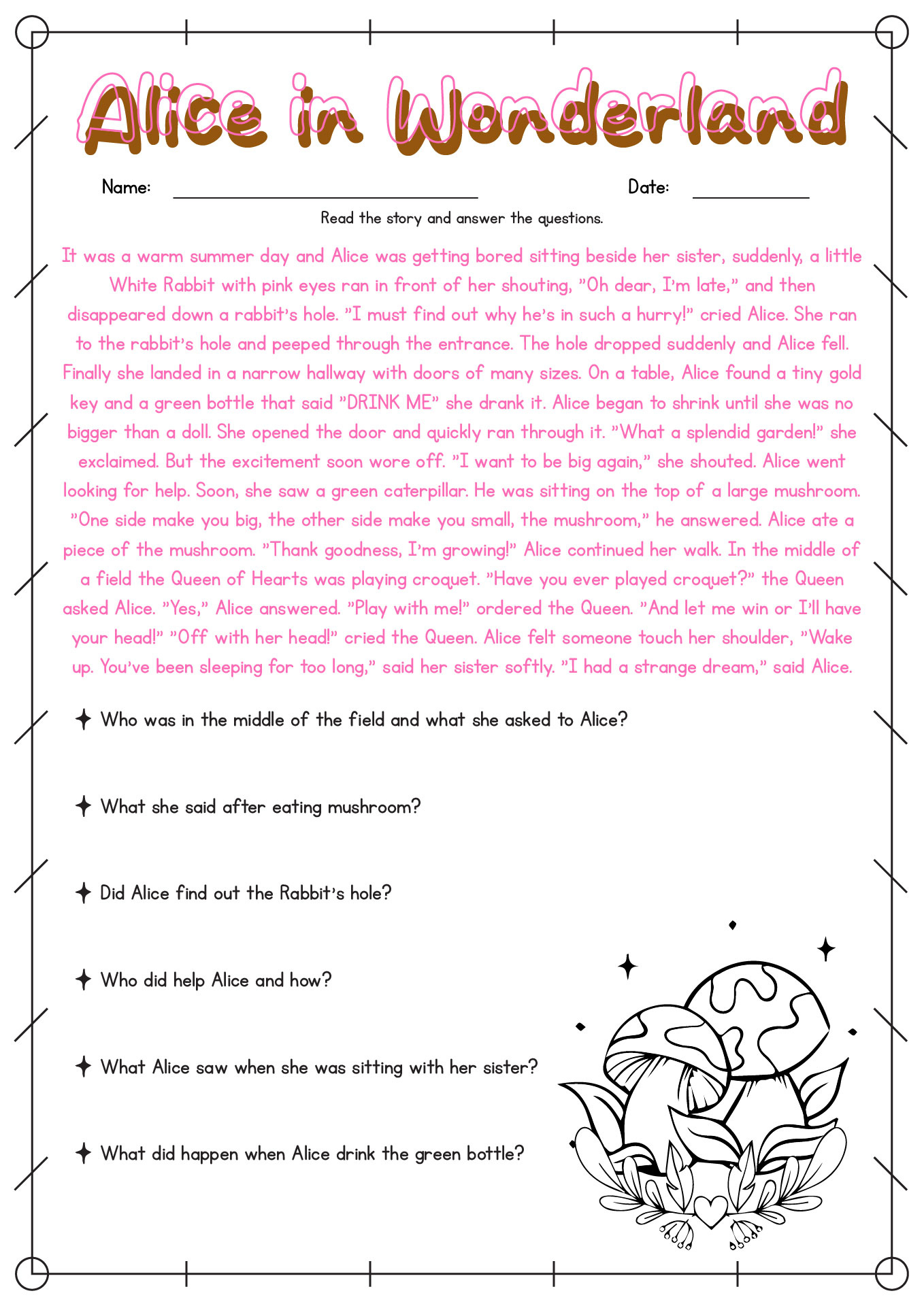 15 Fourth Grade Reading Comp Worksheets - Free Pdf At Worksheeto regarding Fourth Grade Reading Comprehension Worksheets
