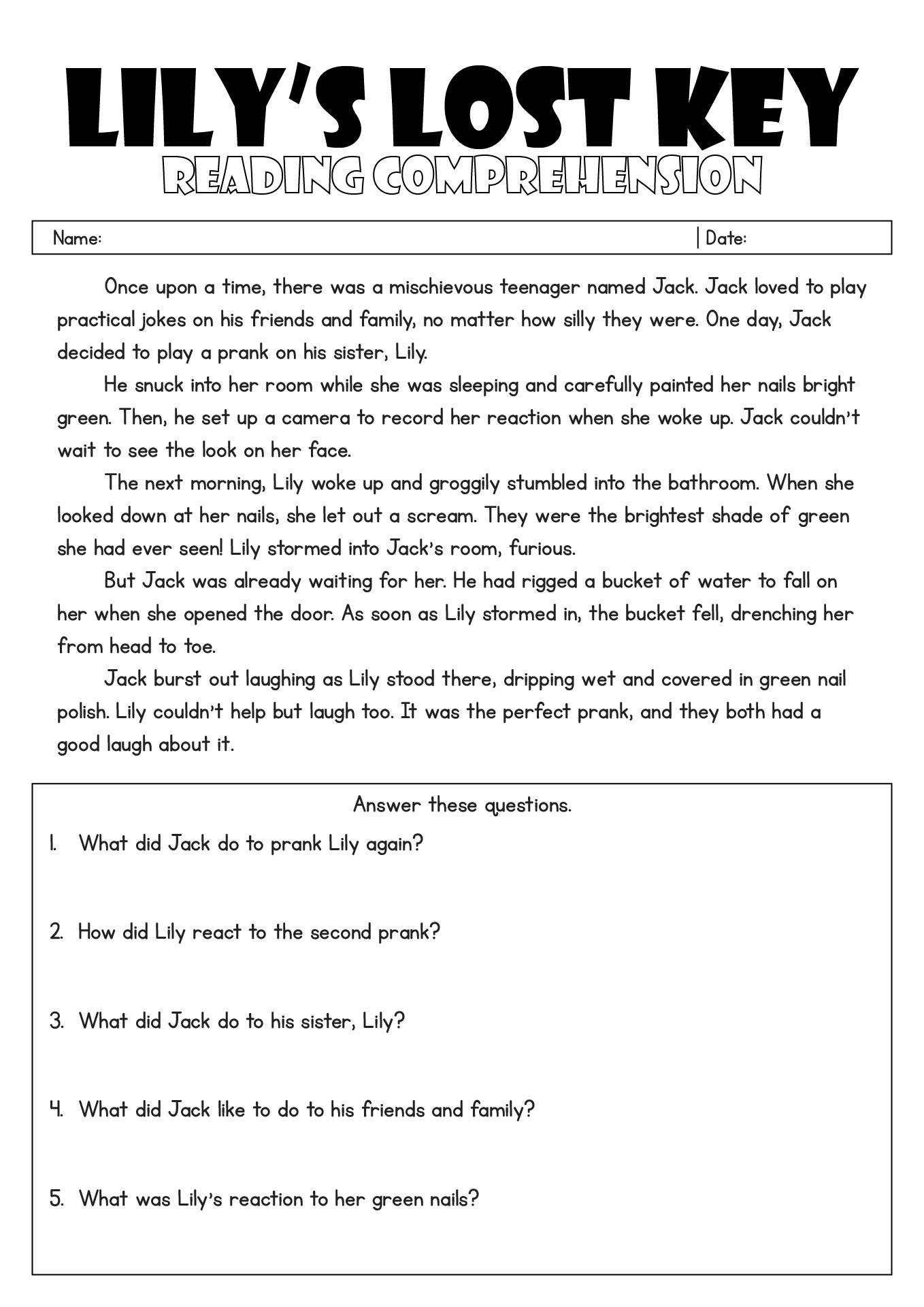 15 Printable 9Th Grade Reading Comprehension Worksheets - Free Pdf in Reading Comprehension Worksheet For 9Th Grade