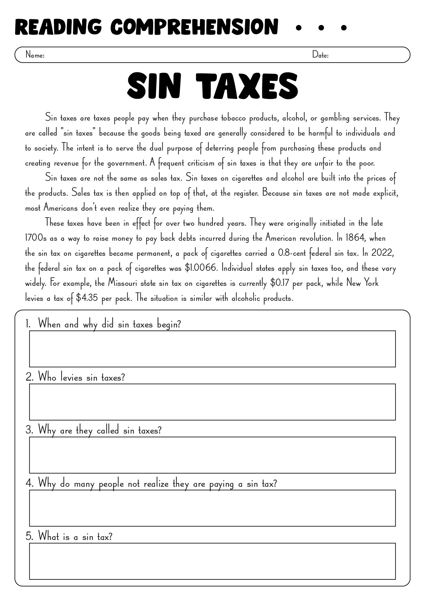 15 Printable 9Th Grade Reading Comprehension Worksheets - Free Pdf with Year 9 Reading Comprehension Worksheets