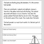 17 Reading Fluency 2Nd Grade Worksheets   Free Pdf At Worksheeto For 2nd Grade Reading Comprehension Worksheets Multiple Choice
