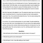 18 Wh Questions Reading Comprehension Worksheets   Free Pdf At Throughout Free Wh Questions Reading Comprehension Worksheets