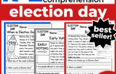 1St 2Nd Grade Reading Comprehension | Election Day Passages in Election Day Reading Comprehension Worksheet