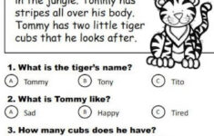 20 Reading Comprehension Stories Multiple Choice - Etsy in Comprehension Multiple Choice Practice Worksheets