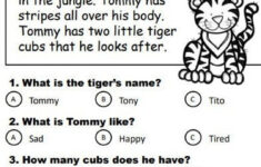 20 Reading Comprehension Stories Multiple Choice - Etsy within Reading Comprehension Worksheets With Multiple Choice Questions