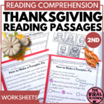 2Nd Grade Thanksgiving Reading Passages And Comprehension Inside 2Nd Grade Thanksgiving Reading Comprehension Worksheets
